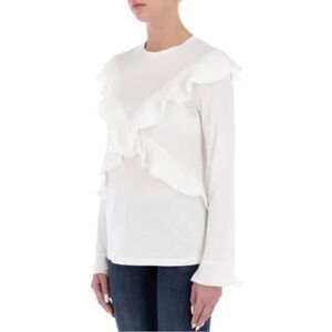 Pinko Gabbia Maglia Women’s Top Z05 White size Small NEW